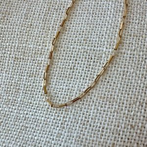 close up of the mini link chain